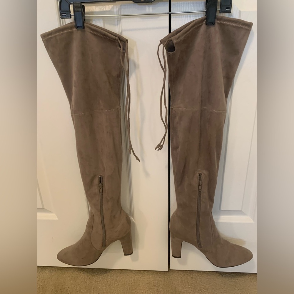 Women's Tan Over-the-Knee Boots